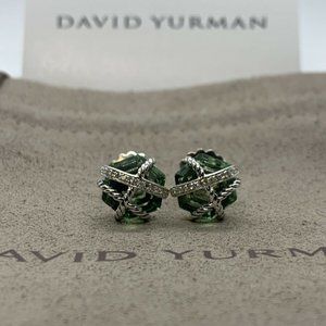 David Yurman Prasiolite Wrap Earrings